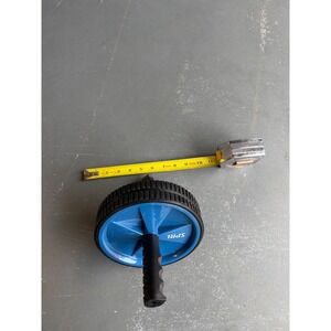 SPRI Ab Wheel Core Fitness Roller Blue Black Home Gym Core Strength Trainer
